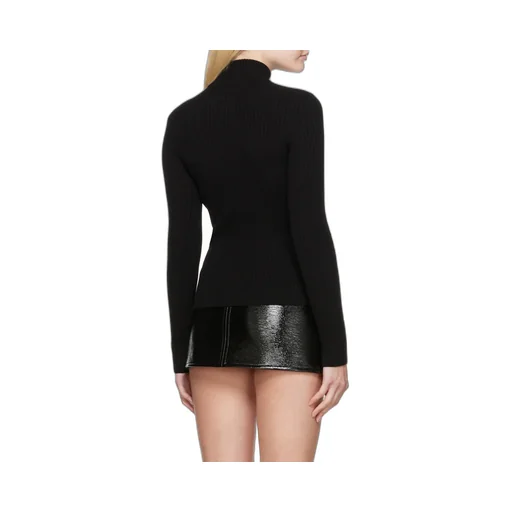 Embroidered-Logo Long-Sleeve Top