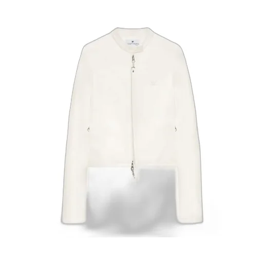 City Zip-Front Cropped Jacket