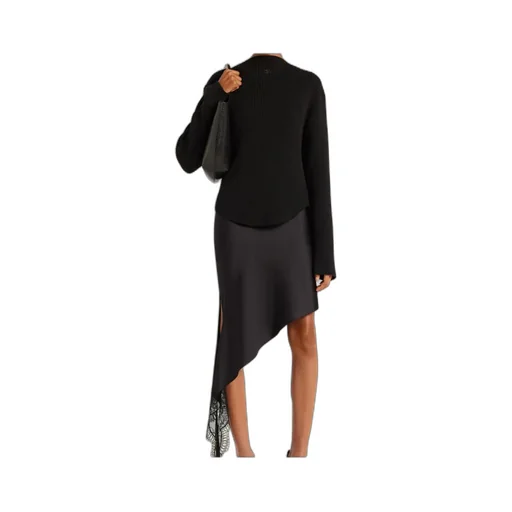 Ribbed-Knit Boatneck Jumper