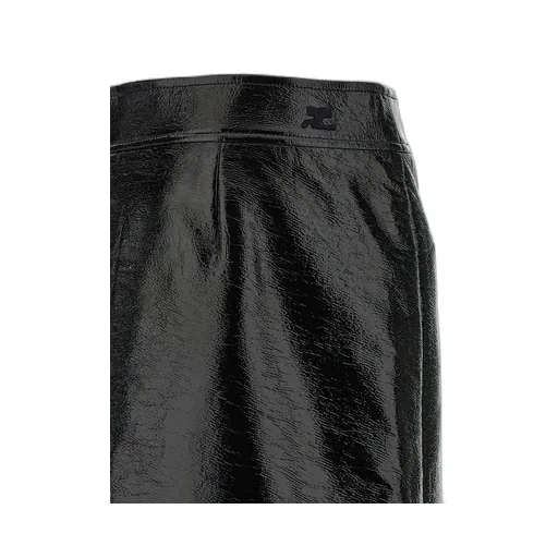 Zipped Midi Skirt