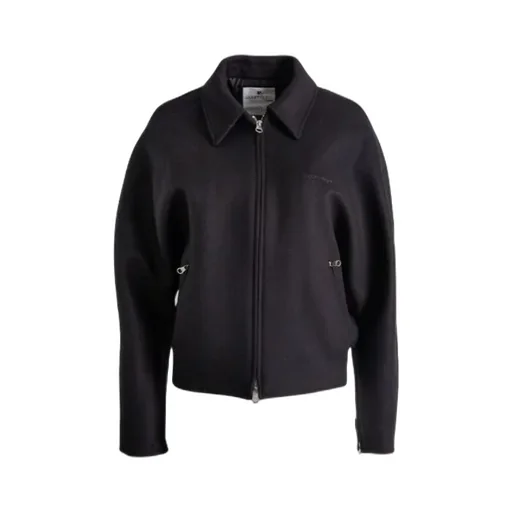 Logo Detail Zip-Up Jacket
