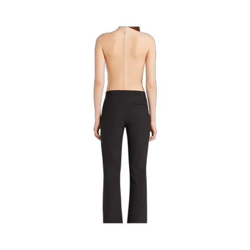 Illusion Circle Sleeveless Bodysuit