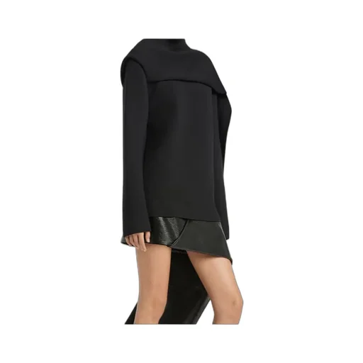 Draped Wool Sweater