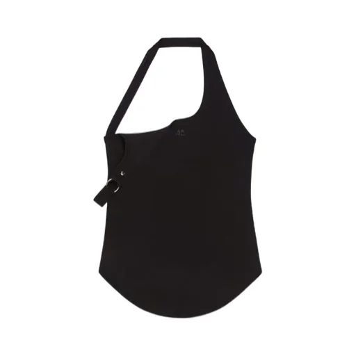 Asymmetrical Buckle Tank Top