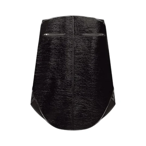 Circle Vinyl Midi Skirt