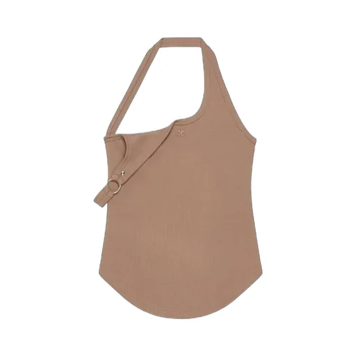 Asymmetrical Buckle Tank Top
