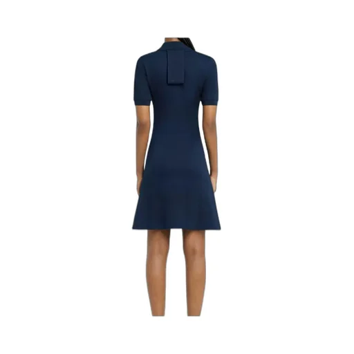 Polo-Collar Mini Dress