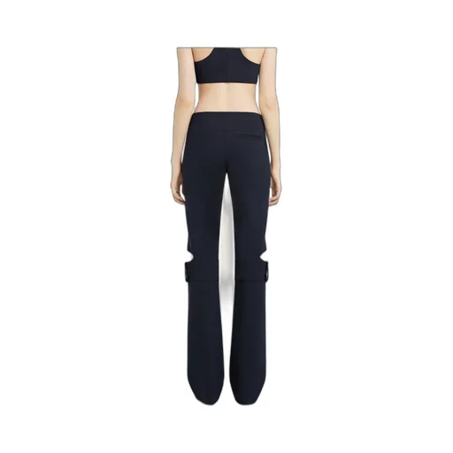 Double-Buckle Trousers