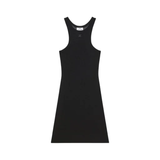 Scuba Sleeveless Mini Dress