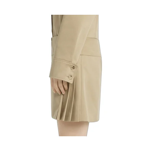 Belted Pleated Mini Skirt