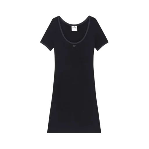 Holistic Contrast Mini Dress