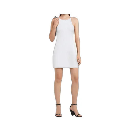 Buckle Rib Knit Dress