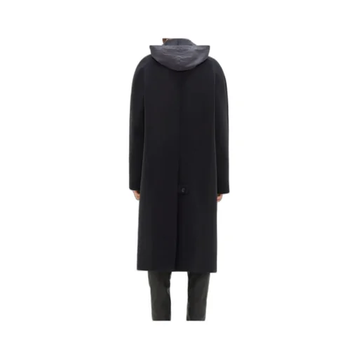 Single-Breasted Coat With Zipped Sleeves