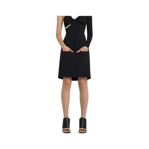 Oblique Mini Skirt