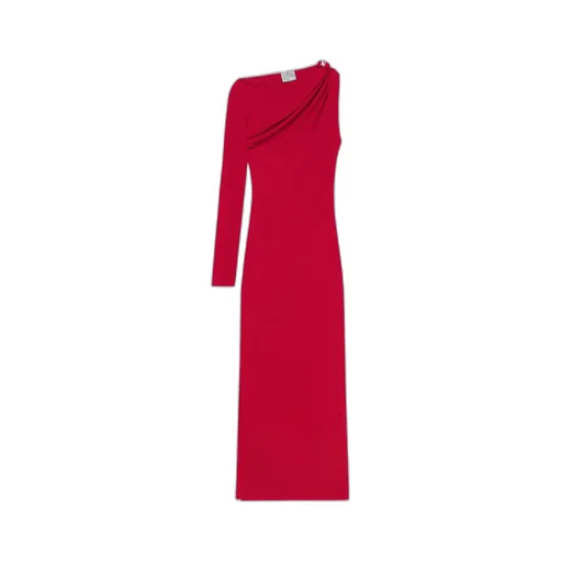 Asymmetric Midi Dress