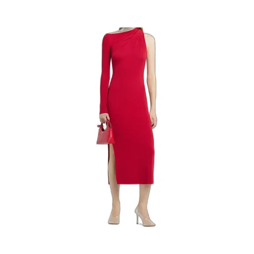 Asymmetric Midi Dress