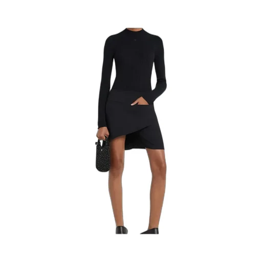 Solar Light Ribbed Mockneck Jumper