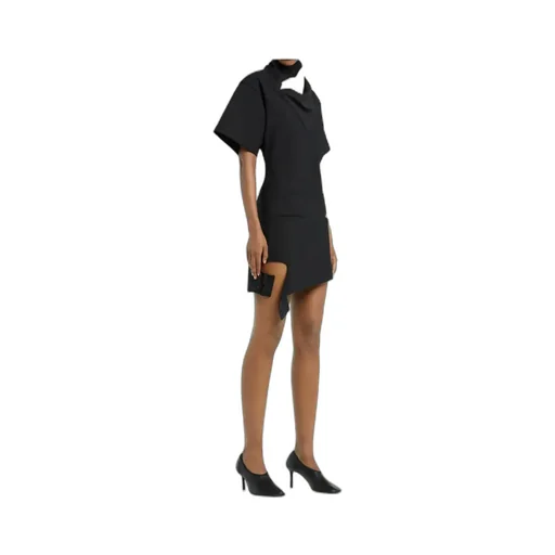 Panelled-Scarf Top