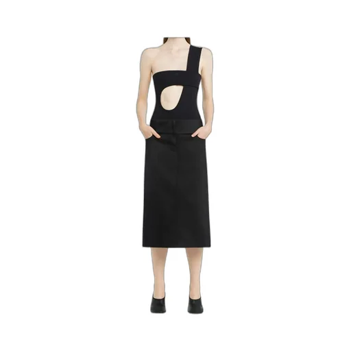 A-Line Midi Skirt