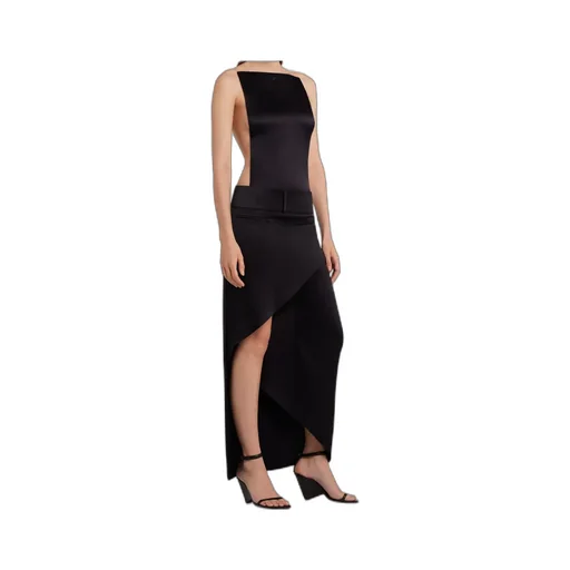 Infinity Satin Midi Skirt
