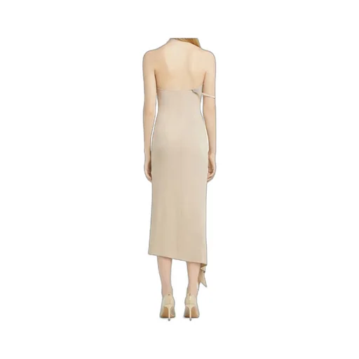 Asymmetric Hem Midi Dress