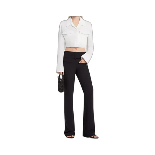 Cropped Poplin Shirt