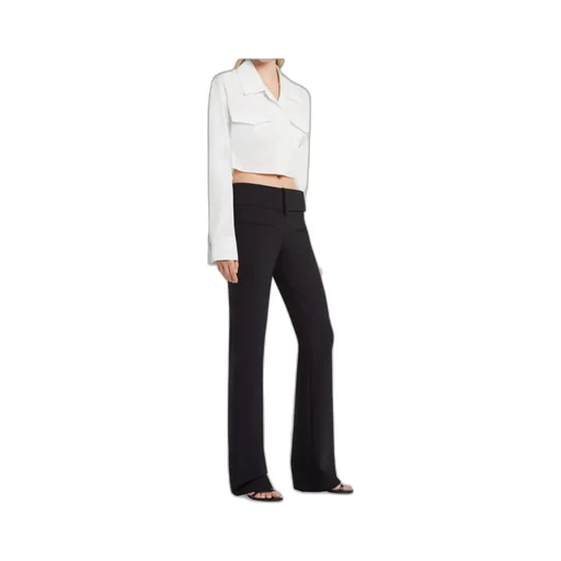 Cropped Poplin Shirt