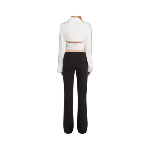 Cropped Poplin Shirt