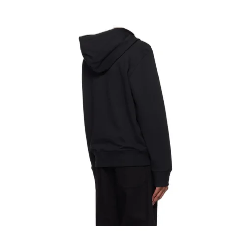 Buttoned Drawstring Hoodie