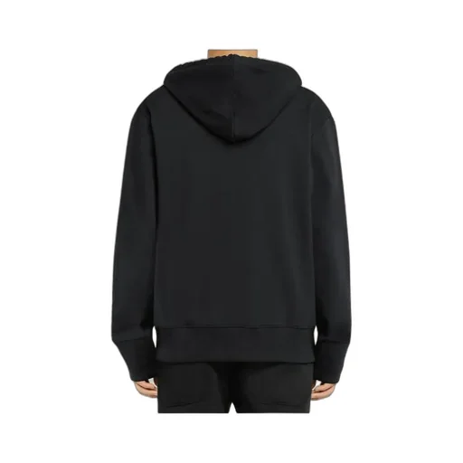 Buttoned Drawstring Hoodie