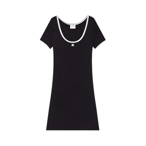 Holistic Scoop-Neck Mini Dress