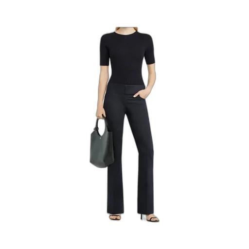 Fine-Ribbed Jumper