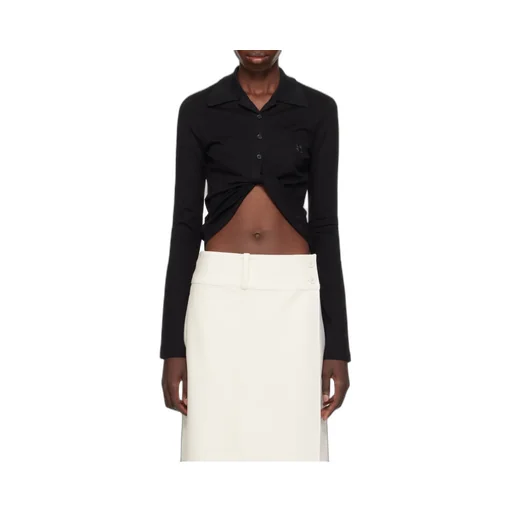 Twist Pique Cropped Polo