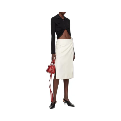 Twist Pique Cropped Polo
