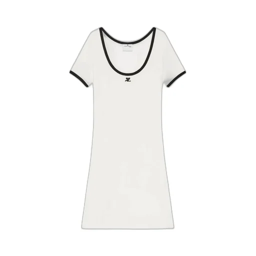Holistic Contrast Mini Dress