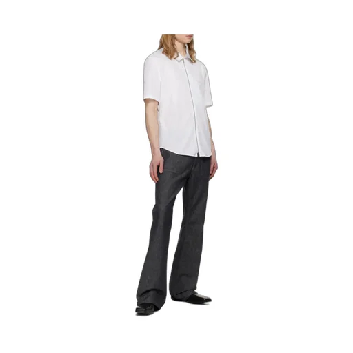Zipped Poplin Shirt