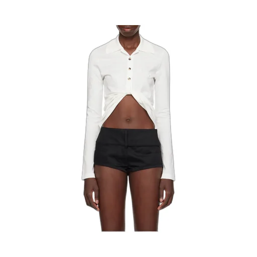 Twist Pique Cropped Polo