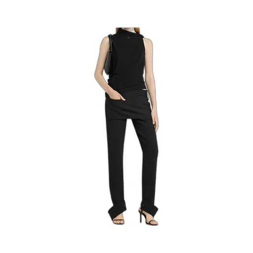 Draped Jersey Tank Top