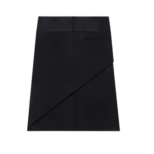 Infinity Asymmetric Satin Skirt