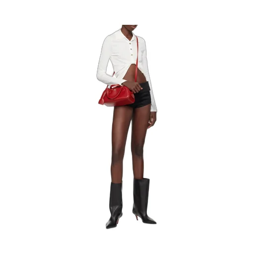 Twist Pique Cropped Polo