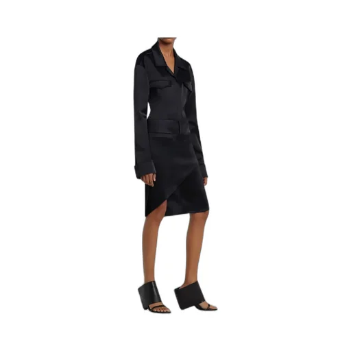Infinity Asymmetric Satin Skirt
