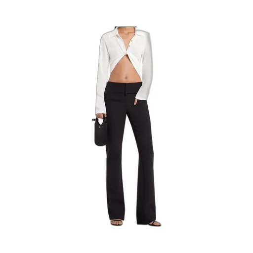 Twist Pique Cropped Polo