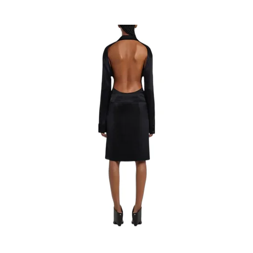 Infinity Asymmetric Satin Skirt