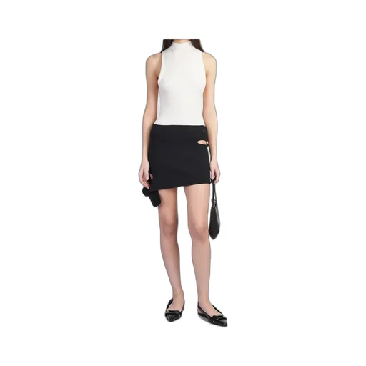 Sleeveless Ribbed-Knit Tank Top