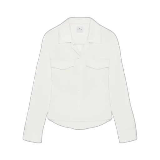 2-Pocket Satin Shirt
