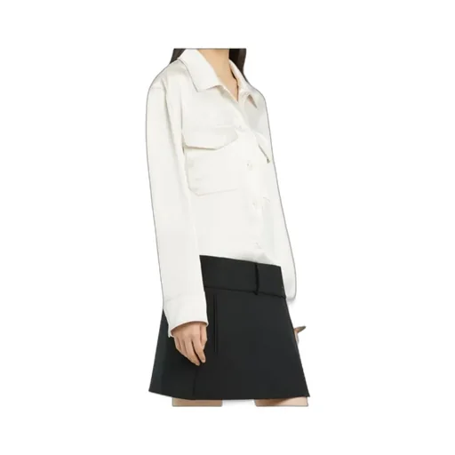 2-Pocket Satin Shirt