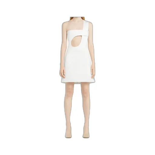 Cut-Out Satin Dress