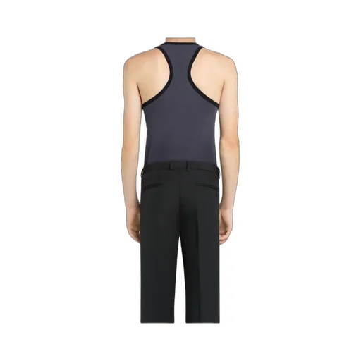 Logo Embroidered Jersey Tank Top