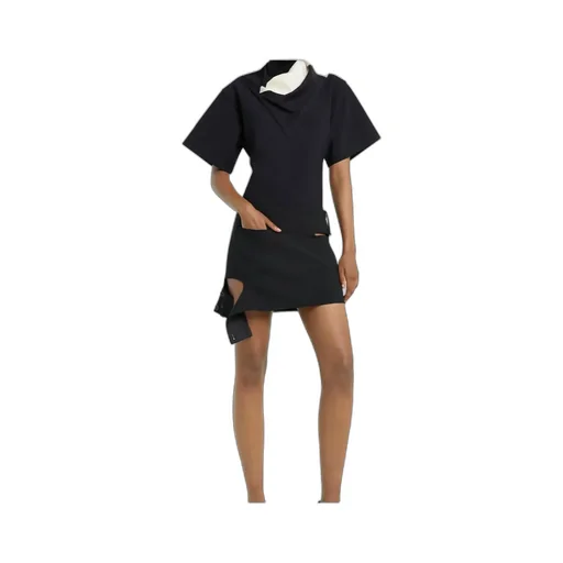 Cut-Out Mini Skirt