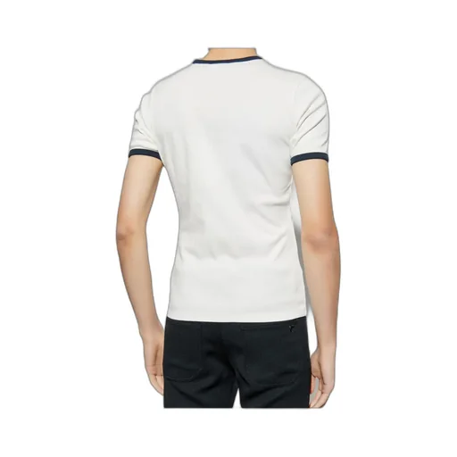 Signature Contrast Logo Embroidered T-Shirt